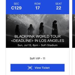 4 Blackpink World Tour tickets 
