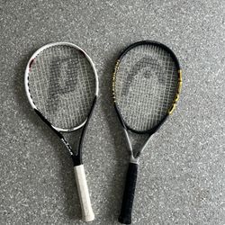 Prince O3 White and a Head Titanium Ti.S6