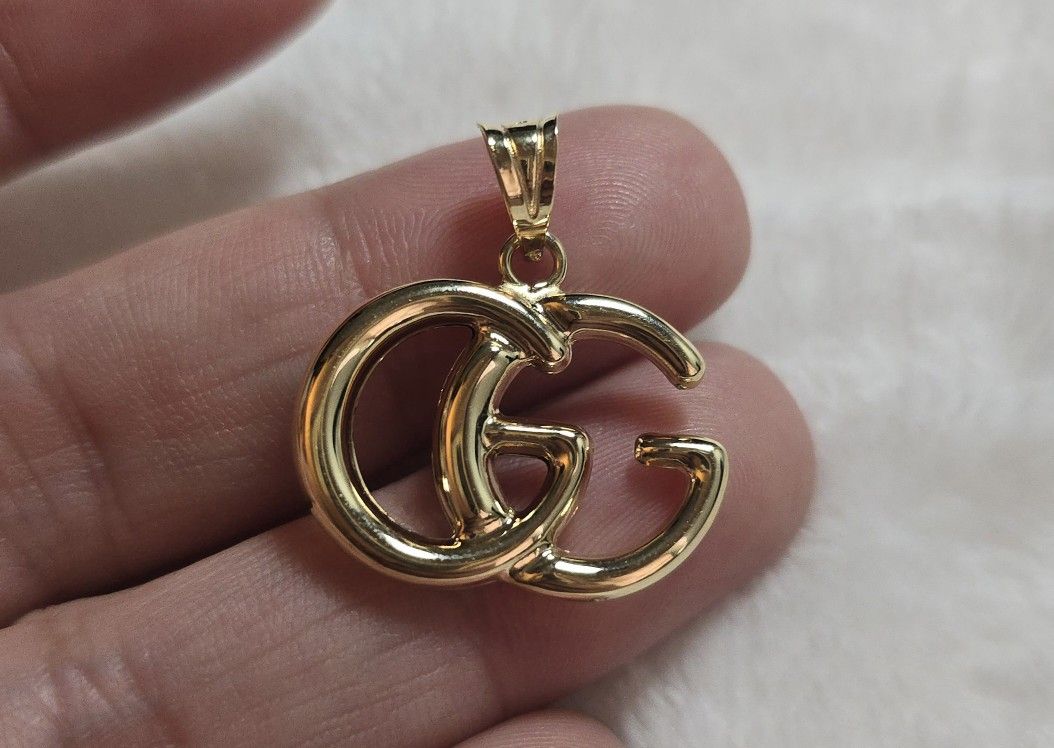18k Gold Pendant 💯 % Real Gold 23mm
