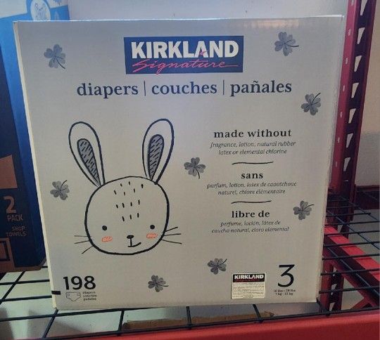 Kirkland Size 3 Diapers