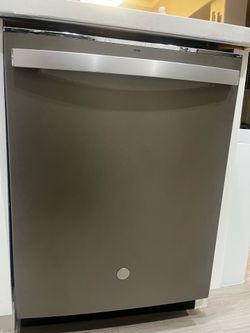 GE 24 in. Slate Top Control Built-In Tall Tub Dishwasher with Dry Boost, 3rd Rack