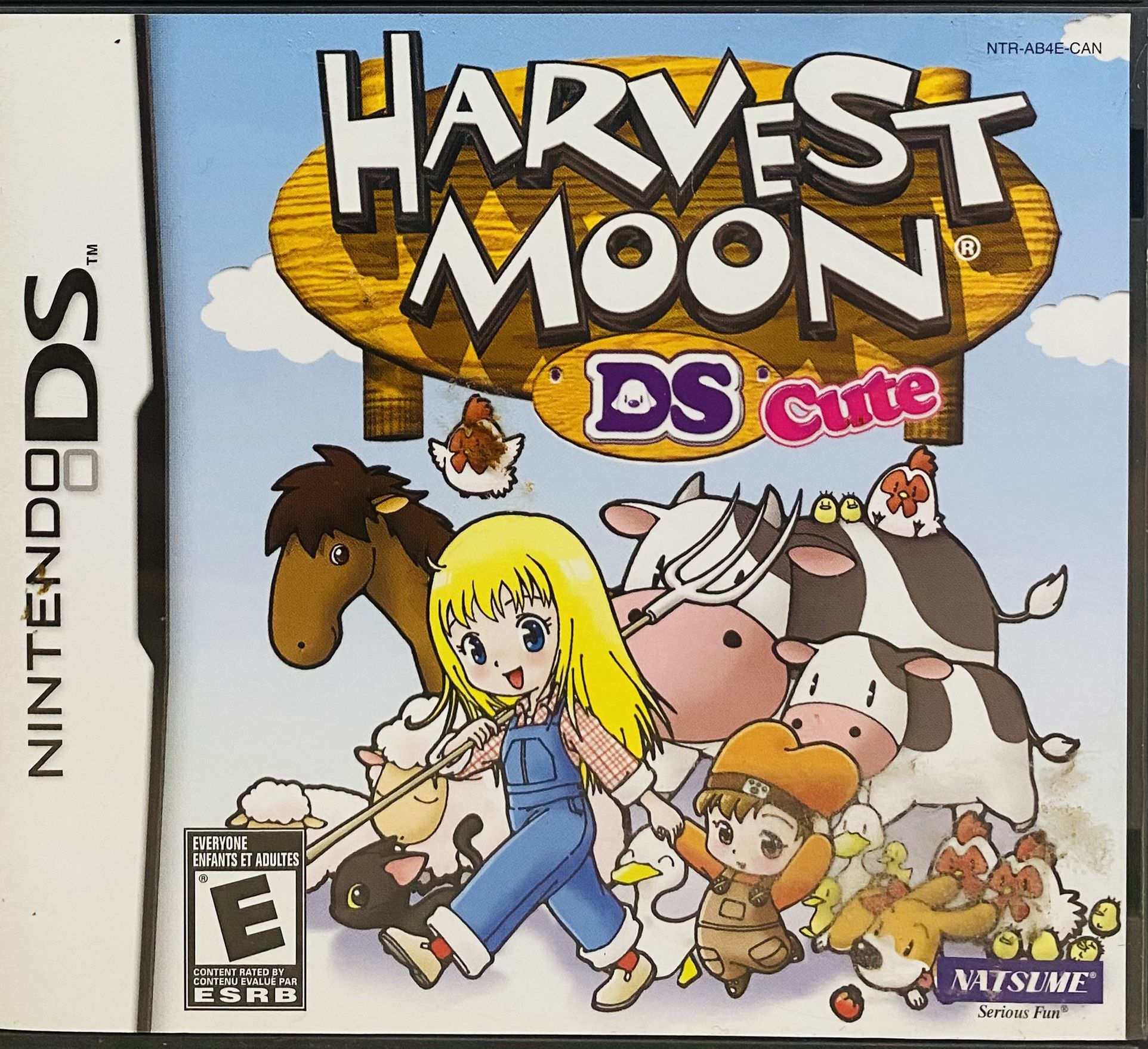 Harvest Moon DS: Cute (Nintendo DS, 2008) GAME CARTAGE AND BOX INCLUDED