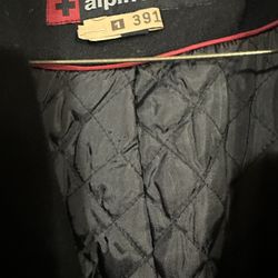 Men’s Black Pea Coat OBO