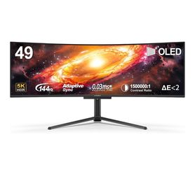 INNOCN 49" QD-OLED 5K2K 5120 x 1440P 144Hz Ultrawide Curved Monitor - 49Q1R