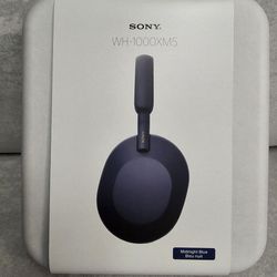 Sony WH-1000XM5 Wireless Noise Cancelling Headphones - Navy