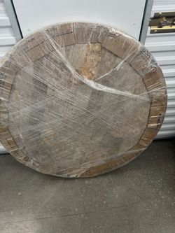 Heavy granite round table top