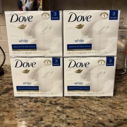 Set of 12 dove beauty bars (4packs)•WHITE•3.17oz•all for $10