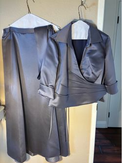 Beautiful and elegant satin dress