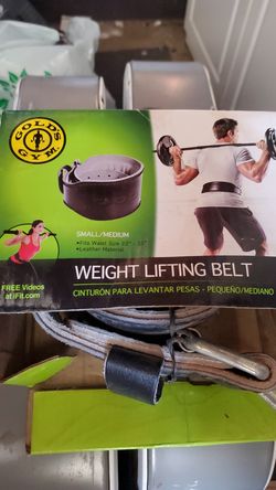 Gym Belt Gold Gym New