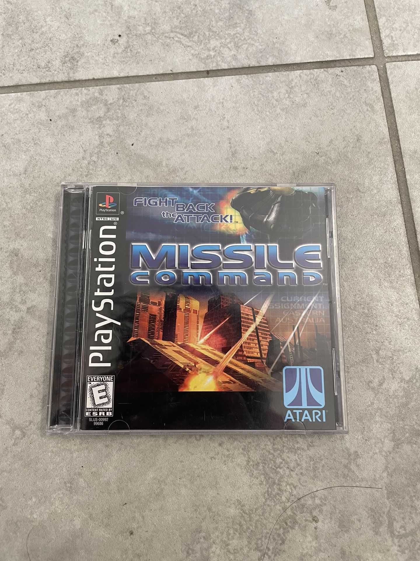 99’ PS1 “Missle Command” Game