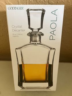 Godinger Paola Crystal Decanter 25 oz