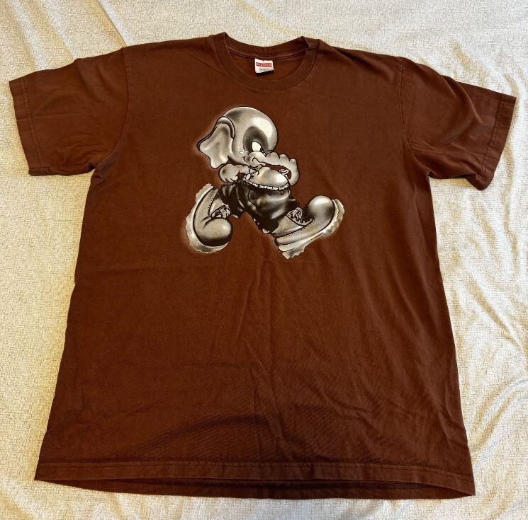 Medium Elephant T Shirt Brown Men Used
