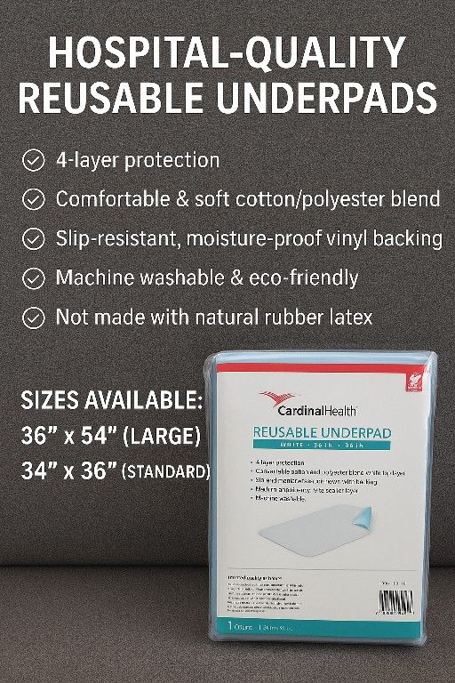 Cardinal Health Essentials Reusable Underpads