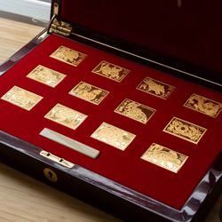 USPS Lunar New Year Collection Gold-Layered .999 Fine Silver Stamp