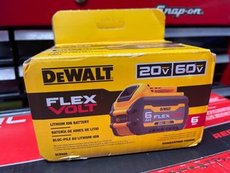 DEWALT FLEXVOLT BATTERY 6.0  new  (( read below)))