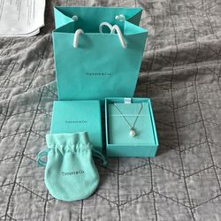 Tiffany and Co necklace - Paloma Picasso® Olive Leaf Pearl Pendant