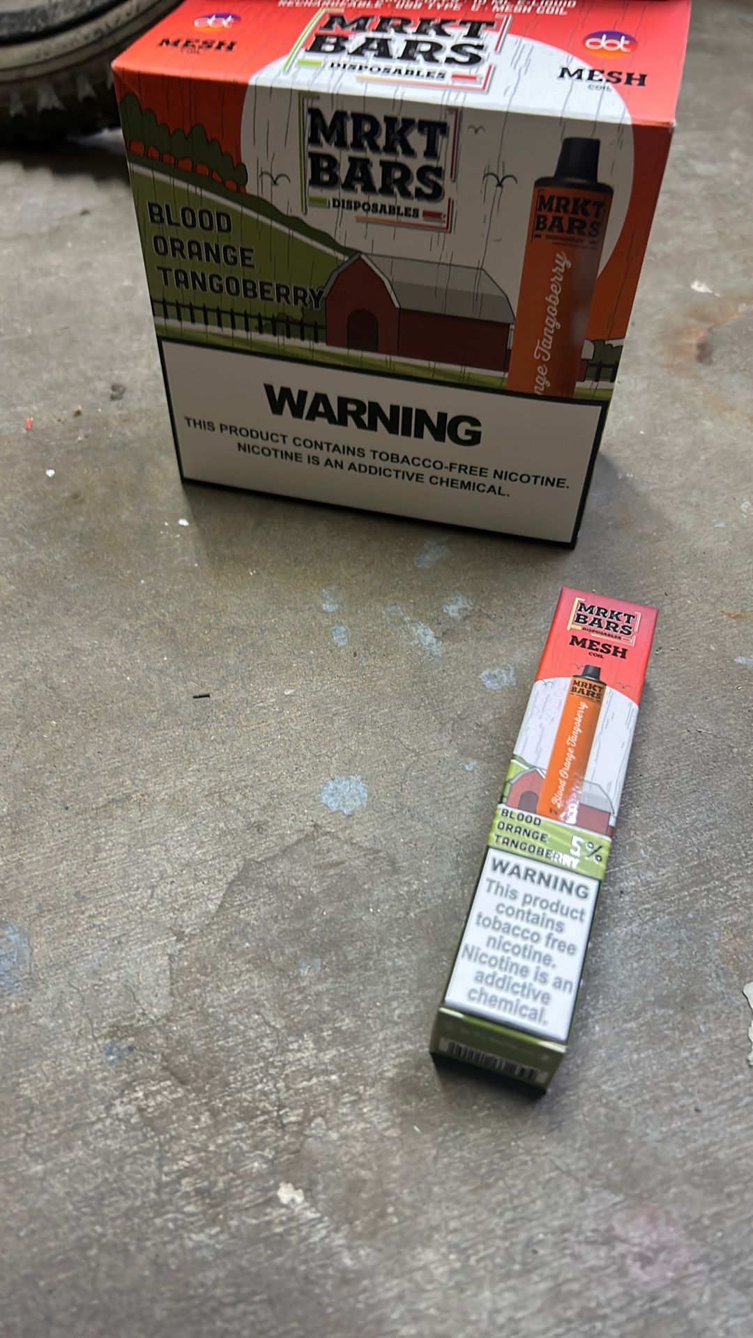 Nicotine Vap 5%. 10 In A Case.