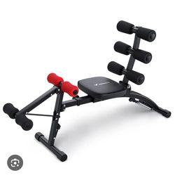 Adjustable Ab Trainer MultiFunctional Core & Full-Body RED