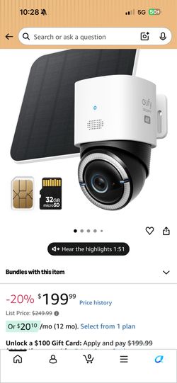 New In Box Eufy Security Camera