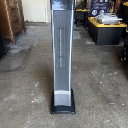 Lasko 1500W Ultra Ceramic Tower Space Heater with Remote, CT30710, Gray