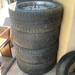 set of rines incluido la llantas 305 /45/22
