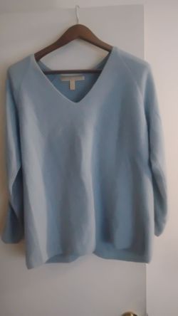 Nordstrom Collection Light Blue Sweater Size XL