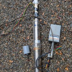 Submersible Pump With Control Box (Rarely Used)