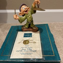 Rare Walt Disney Classic Collection “Dopey” From Snow White And The Seven Dearfs