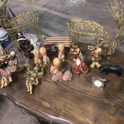 Vintage Christmas Figures 