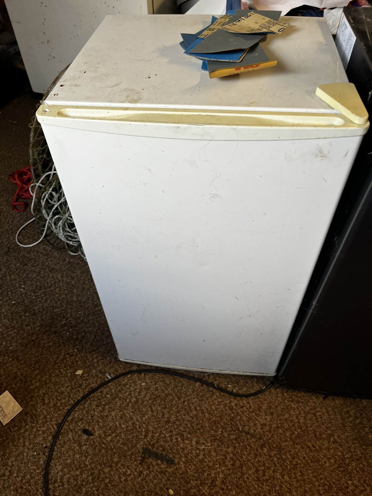 White Mini Fridge