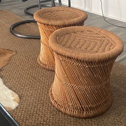 Bamboo Stools 
