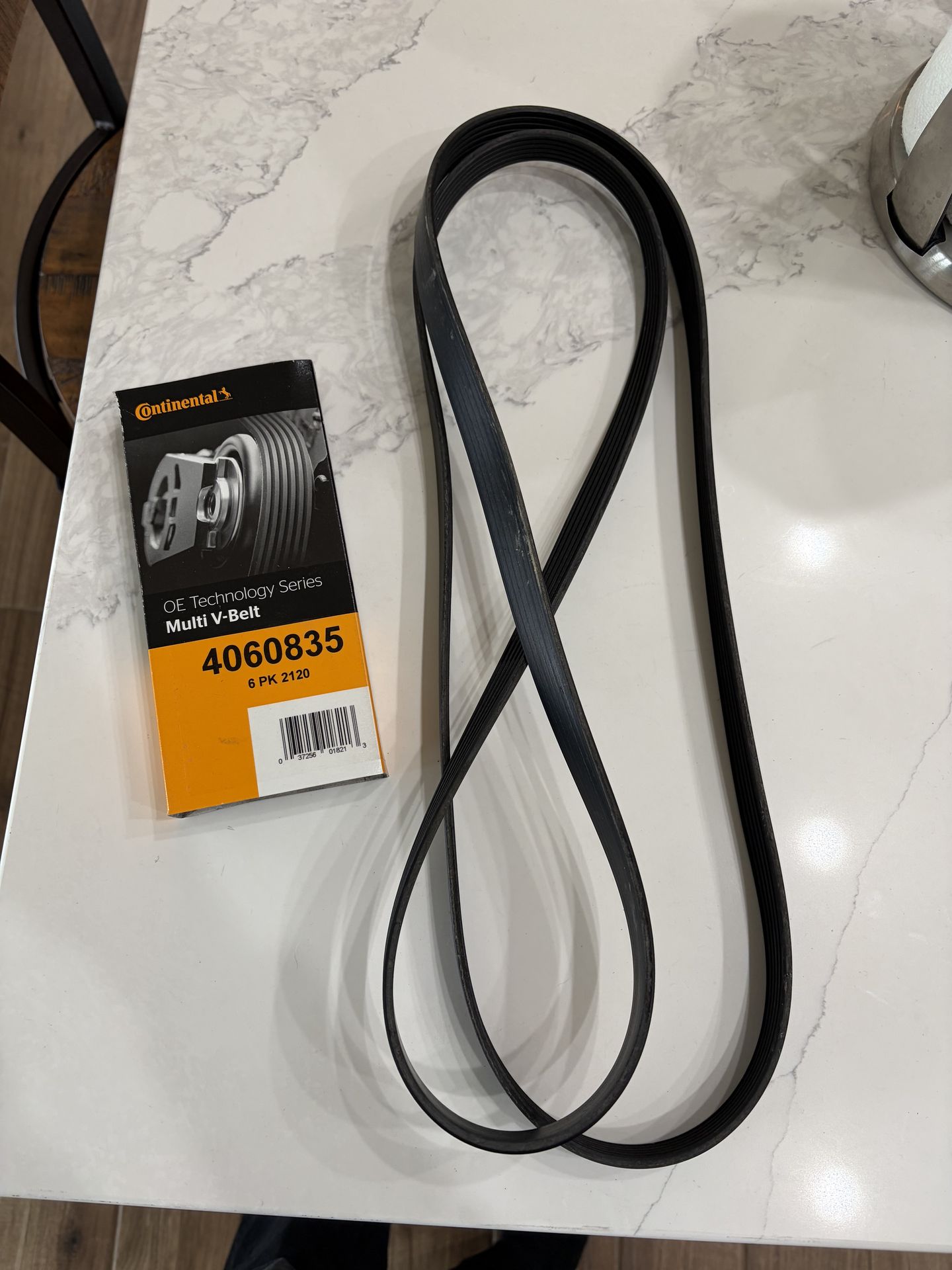New serpentine belt