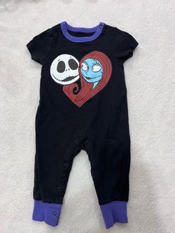 Nightmare Before Christmas Baby Romper