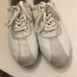 Women’s ESLEANA sneakers white leather 8w
