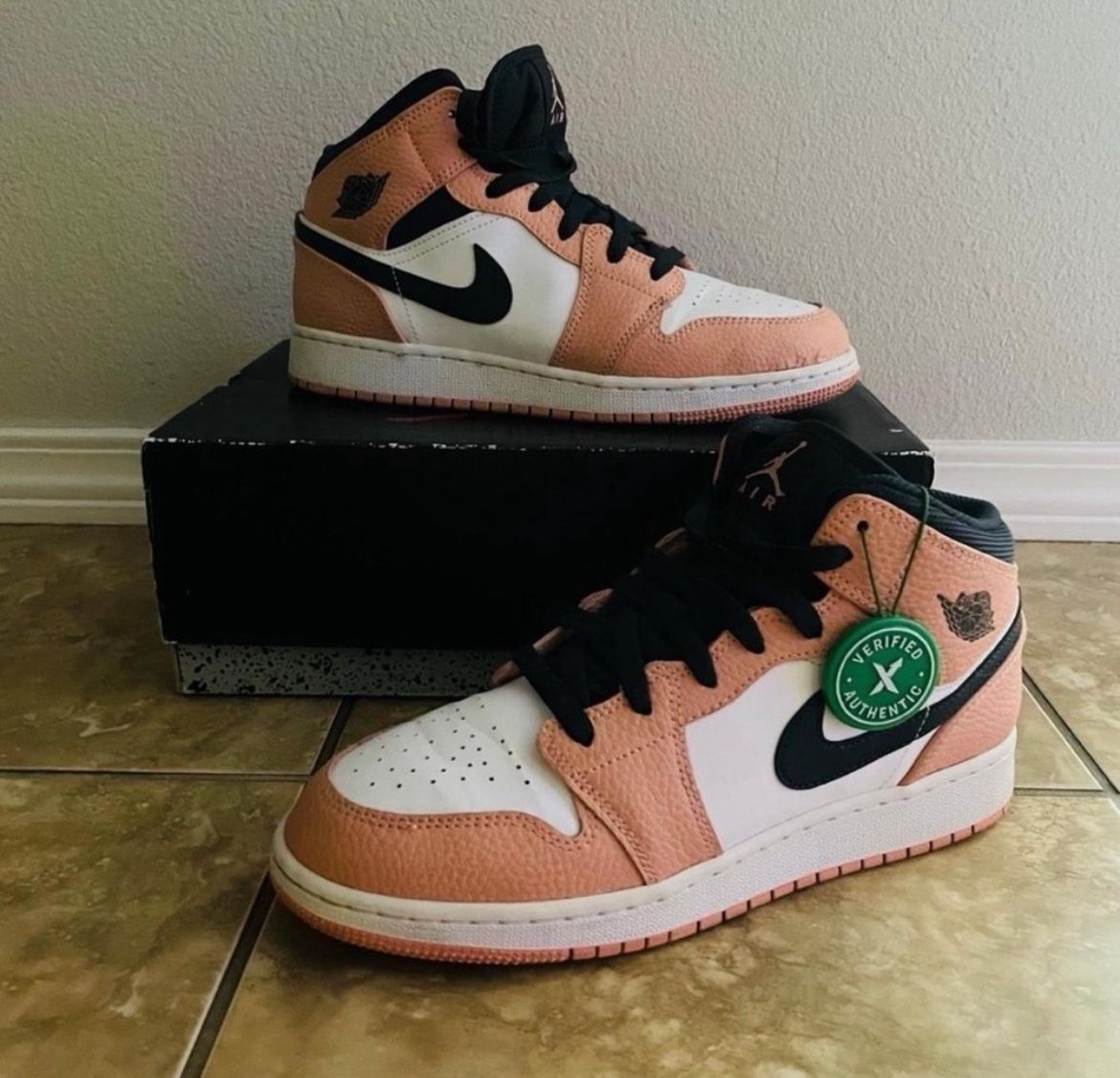 Nike Air Jordan 1 Mid Pink Quartz | Size 8.5 Women’s | Size 7 Men’s