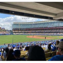 2 Field Level Dodgers Tickets Plus Parking  6/20/25 $350