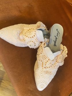 Free people Brand New Peach Mules