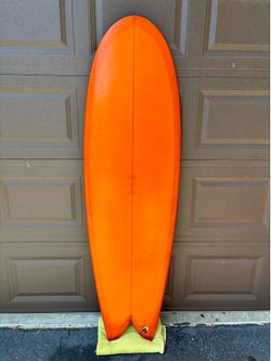 6’0” Furrow Round Nose Twin Fin Surfboard