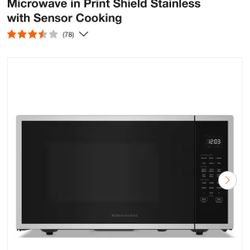KitchenAid Built-In Microwave