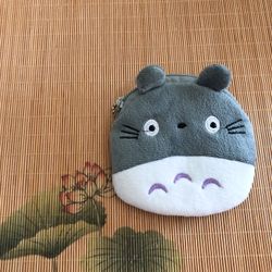 Totoro coin wallet cute mini keychain plush