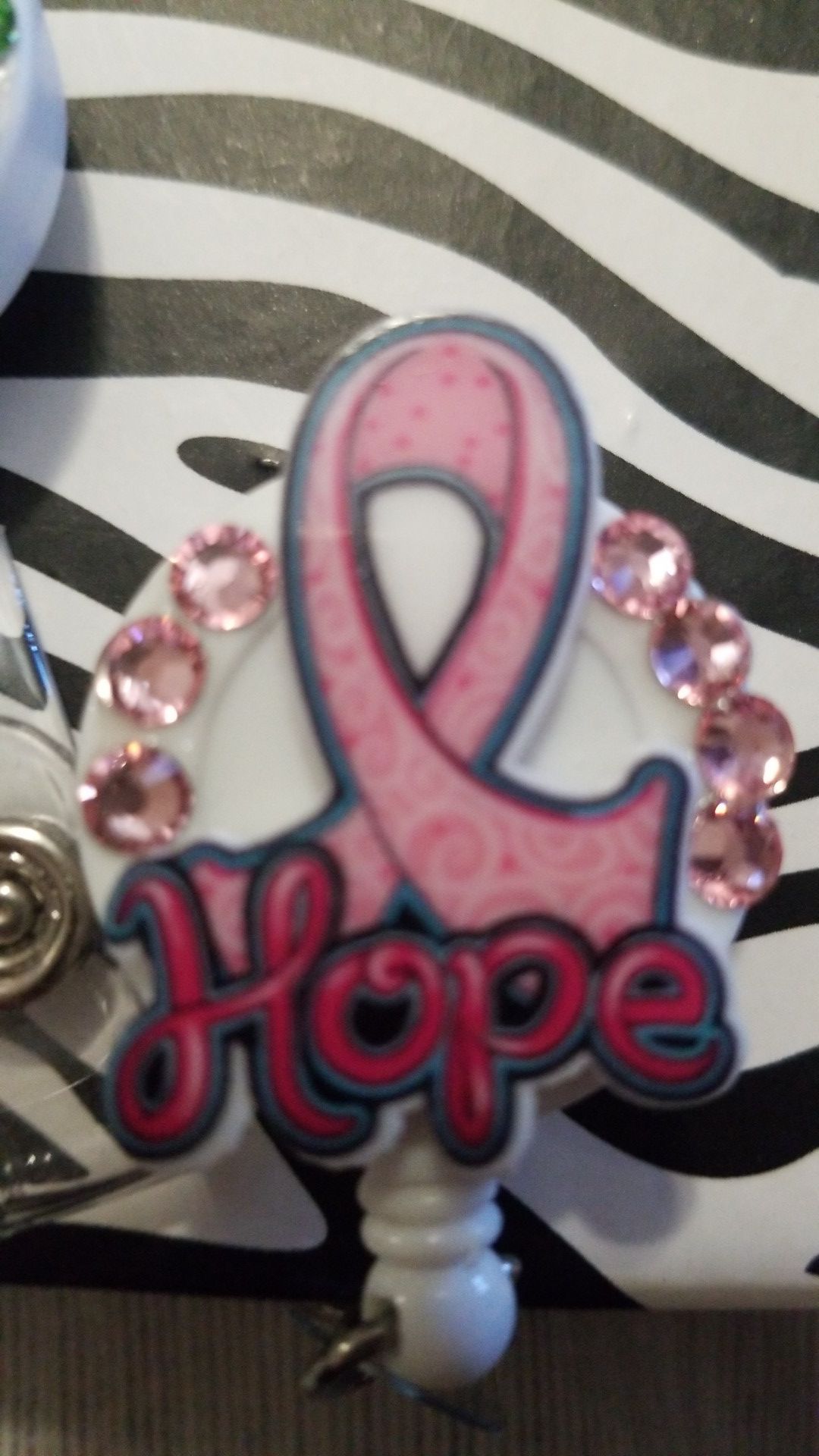 Swarovski stone reel badge holders