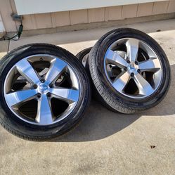 RIMS WHEEL JEEP GRAND CHEROKEE 265/50/20 BOLT PATTERN 5X127 LITTLE MINOR SCRATCHES