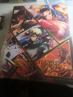 One Piece Binder 2nd Anniversary BINDER ONLY SEALED WITH CARD SLEEVE PAGES