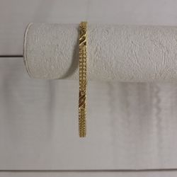 18k Link Bracelet 