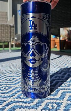 Printed LA Dodgers Chrome Tumbler