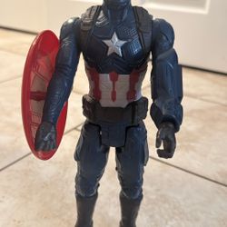 Marvel Figures - DC Comics 12-Inch Rebirth Action Figure Captain America