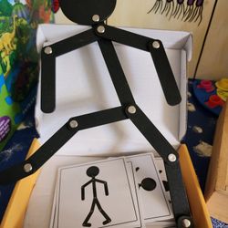 Bendable Matching Wood Man Puzzle