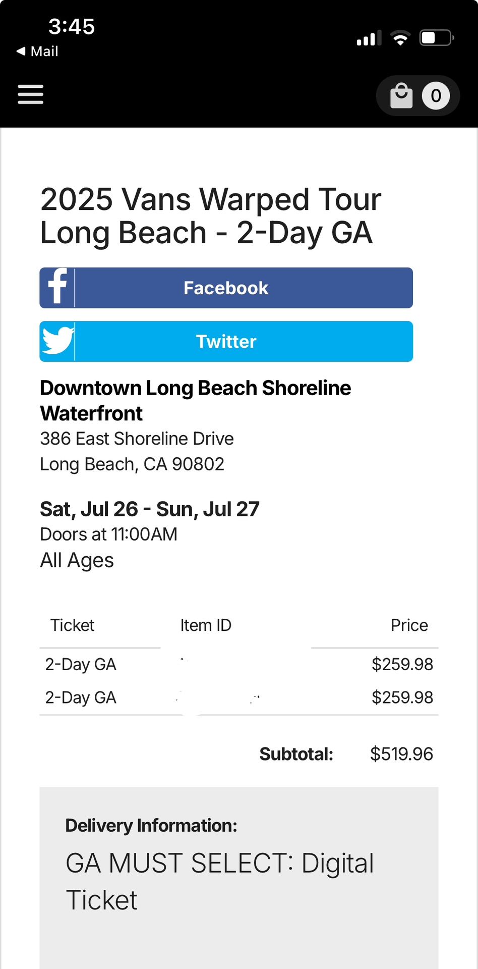 vans warped tour
