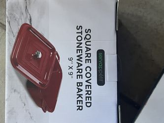 Square Covered Stonewear Baker