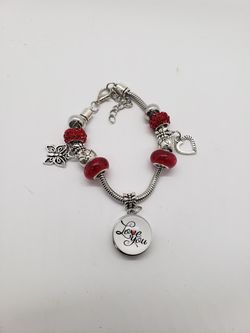 Custom Valentine's day bracelet